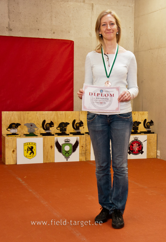 Kati Veskimägi - RMK spordipäeva laskevõistluste Naiste III koht